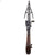 Original WWII Danish Madsen Display Light Machine Gun with Internal Components - Serial EM No. 1245 Original Items