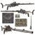 Original WWII Rare Danish Madsen M-1924 Belt Fed Tanker Display Machine Gun with Internal Components - Serial G.N.R. No. 15A Original Items