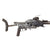 Original WWII Rare Danish Madsen M-1924 Belt Fed Tanker Display Machine Gun with Internal Components - Serial G.N.R. No. 15A Original Items
