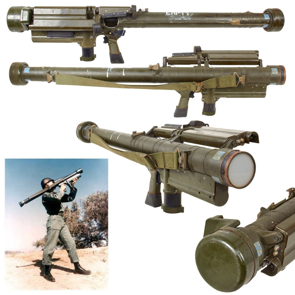 Original U.S. Vietnam War INERT M41A3 FIM-43 Redeye Man-Portable Surface-To-Air Missile Launcher with Sling - MANPADS Original Items