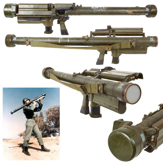 Original U.S. Vietnam War INERT M41A3 FIM-43 Redeye Man-Portable Surface-To-Air Missile Launcher with Sling - MANPADS Original Items