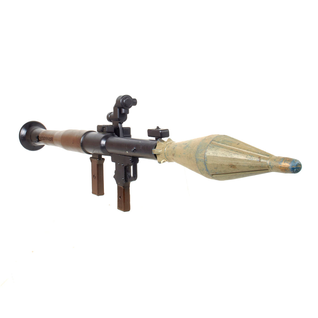 Original U.S. Vietnam Era Rubber Training Aid Russian RPG-7B Rocket Propelled Grenade Launcher From Training Sustainment Command - Inert Original Items