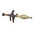 Original U.S. Vietnam Era Rubber Training Aid Russian RPG-7B Rocket Propelled Grenade Launcher From Training Sustainment Command - Inert Original Items