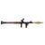 Original U.S. Vietnam Era Rubber Training Aid Russian RPG-7B Rocket Propelled Grenade Launcher From Training Sustainment Command - Inert Original Items