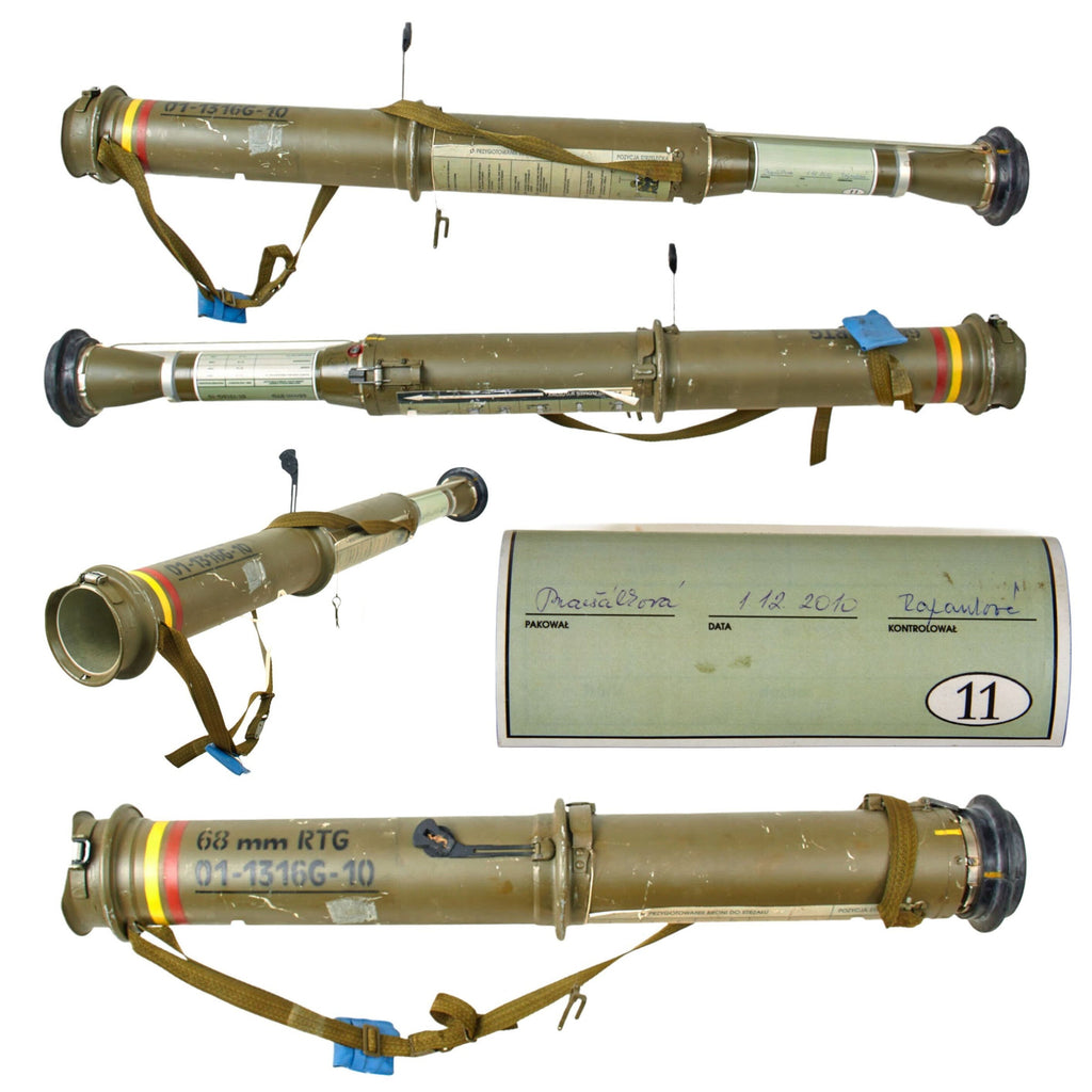 Original Czech / Polish Cold War Inert RPG-75 SK-75 Disposable Anti-Tank Launcher Original Items