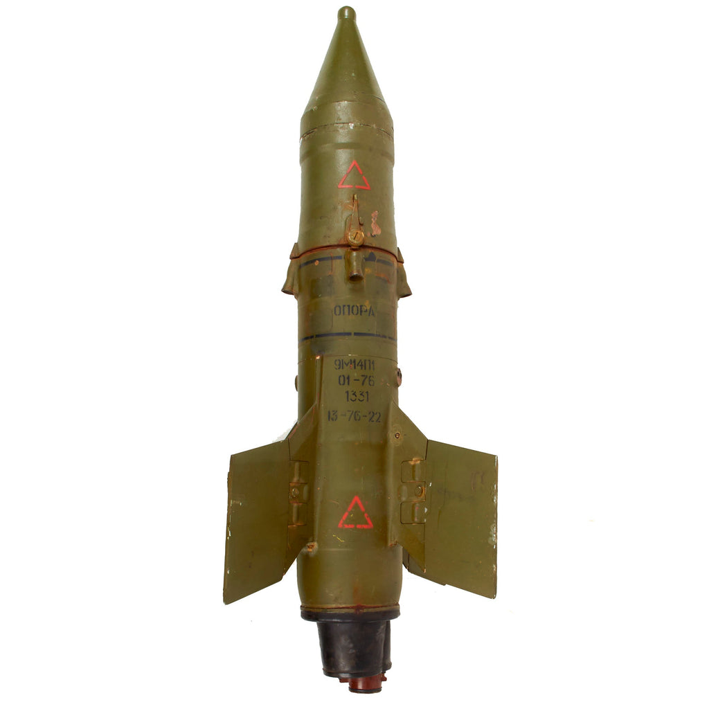 Original Soviet Russian Cold War 9M14 Malyutka / AT-3 Sagger Trainer Missile - Dated 1976 - Inert Original Items