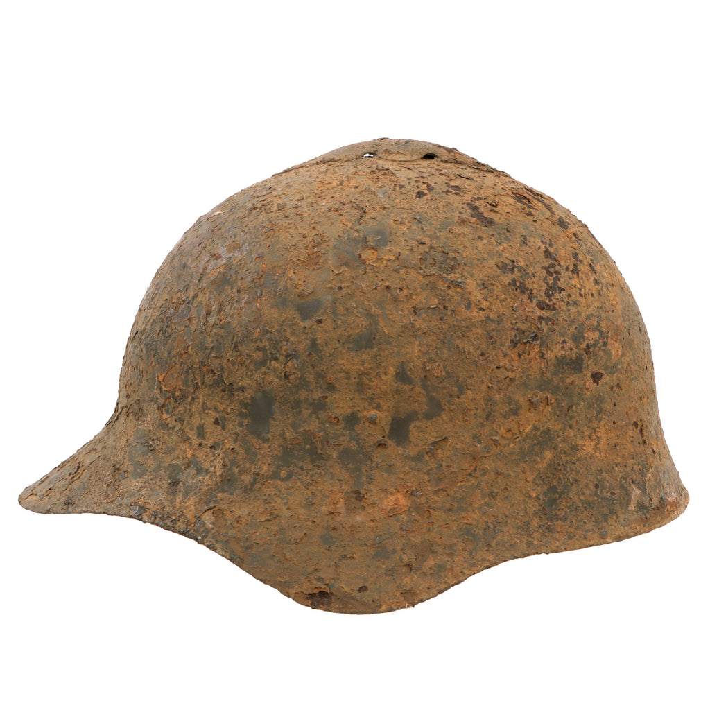 Original WWII Soviet Union Relic M36 Soviet SSh-36 "Gladiator" Steel Combat Helmet Shell - Purportedly Recovered at Leningrad Original Items