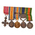 Original British WWI Mini Medal Bar with Order of the British Empire and India General Service Medal with 1919 Afghanistan NWF Clasp Original Items