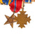 Original U.S. WWII Six-Place Mini-Medal Bar with DFC & Silver Star on Period Mount - Excellent Original Items