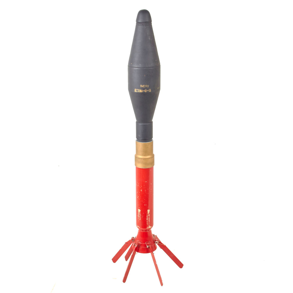 Original U.S. Cold War Era INERT 66mm High-Explosive Anti-Tank Rocket for the M72 Series Light Anti-Armor Weapon “LAW” Original Items
