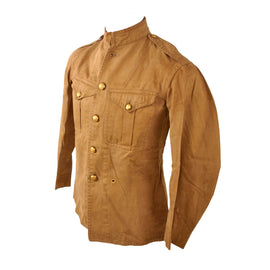 Original U.S. Spanish-American War Era Marine Corps Named Model 1898 Khaki Tropical Uniform Tunic - USMC
