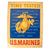 Original U.S. Vietnam War USMC “Time Tested” Metal Double-Sided Enlistment Sign - 29 ¾ x 39 ½”