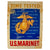 Original U.S. Vietnam War USMC “Time Tested” Metal Double-Sided Enlistment Sign - 29 ¾ x 39 ½”