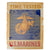 Original U.S. Vietnam War USMC “Time Tested” Metal Double-Sided Enlistment Sign - 29 ¾ x 39 ½”