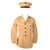 Original U.S. Pre-WWII Complete Named USMC Uniform Grouping with Greens, Khakis, Blues, and Matching Visor Caps - Served from 1929-1933 - Charles D. Naef Original Items