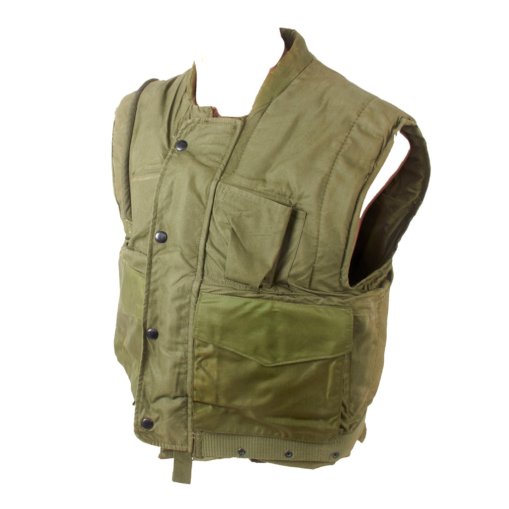 Original U.S. Vietnam War Era U.S.M.C. M-1955 Second Pattern Fragmentation Body Armor Vest Dated 1968 - Size Medium Original Items