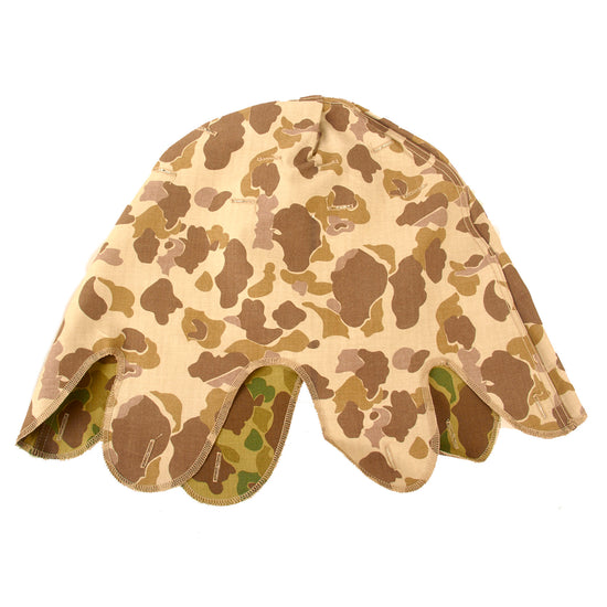U.S. WWII Marine Corps Reproduction USMC M1 Helmet Cover with Foliage Slits - High Quality Original Items