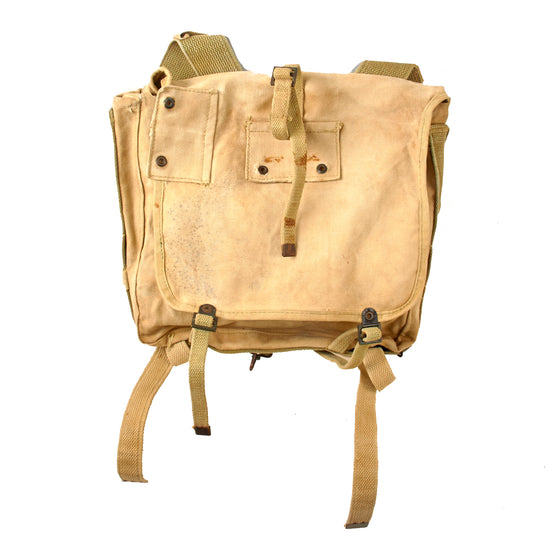 Original U.S. WWII US Marine Corps P-41 Haversack and Knapsack Duel Pack System - Upper & Lower Packs Original Items