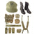 Original U.S. Vietnam War Era USMC Marine Corps Field Gear Lot - 11 Items Total