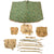 Original U.S. WWII USMC Field Gear Lot with Poncho, Paramarine Radio Pouch, P41 Pack, Suspenders, Etc.