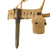 Original U.S. WWII USMC M1923 Belt Rig with M1 Bayonet, Two 3rd Pattern Rabbit Ear Canteen Covers with Canteens, Jungle Kit Pouch with First Aid Pouch, and P-41 Suspenders Original Items
