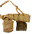Original U.S. WWII USMC M1923 Belt Rig with USN Ka-Bar Knife, Two 4th Pattern Rabbit Ear Canteen Covers with Canteens, First Aid Pouch, and P-41 Suspenders Original Items