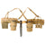 Original U.S. WWII USMC M1923 Belt Rig with USN Ka-Bar Knife, Two 4th Pattern Rabbit Ear Canteen Covers with Canteens, First Aid Pouch, and P-41 Suspenders Original Items