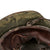 Original German WWII USGI Repainted Travel Diary Large M42 Helmet with 1943 Dated 58cm Liner and Chinstrap - Stamped EF66 Original Items