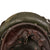 Original German WWII USGI Repainted Travel Diary Large M42 Helmet with 1943 Dated 58cm Liner and Chinstrap - Stamped EF66 Original Items