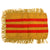 Original Vietnam War Pre 1975 Small Flag of South Vietnam with Fringe - 8 ½ x 14” Original Items