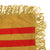 Original Vietnam War Pre 1975 Small Flag of South Vietnam with Fringe - 8 ½ x 14” Original Items
