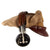 Original U.S. WWII USAAF Officer “Flighter” Khaki Crush Cap By Bancroft with ANB-H-1 Headset Original Items