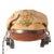Original U.S. WWII Named USAAF Officer’s Tan Crusher Visor Cap by Dobbs of New York with ANB-H-1 Headset