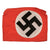 Original German WWII NSDAP & SA Multi-piece Cotton Armband with Paper RZM A4/135 Tag Original Items