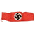 Original German WWII NSDAP & SA Multi-piece Cotton Armband with Paper RZM A4/135 Tag Original Items