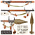 Original Soviet Cold War Inert RPG-2 Rocket Propelled Grenade Launcher Serial T4527 by Kovrov Mechanical Plant with Demilled Vietnam-Bringback B-40 Rocket