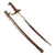 Original Japanese WWII Patrolman & Sergeant's Police Sword - Second Type with Steel Scabbard Original Items