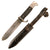 Original German WWII Transitional HJ Knife by Gebrüder Gräfrath of Solingen with Scabbard - RZM M7/70 Original Items