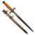 Original German WWII Early Heer Army Officer Dagger by W.K.C. Waffenfabrik of Solingen with Scabbard Original Items