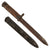 Original Italian WWII M1938 Mannlicher Carcano Short Rifle Folding Bayonet with Scabbard Original Items