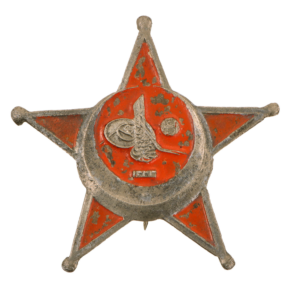 Original Turkish WWI Gallipoli Star Ottoman War Medal for Other Ranks - "Iron Crescent" Original Items