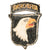 Original U.S. WWII “Bando Type 1” 101st Airborne Division Red Tongue Patch with Detached Rocker