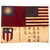 Original U.S. WWII CBI Uniform-Removed Leather Blood Chit with China Burma India Patch -  7 ¼ x 9” Original Items