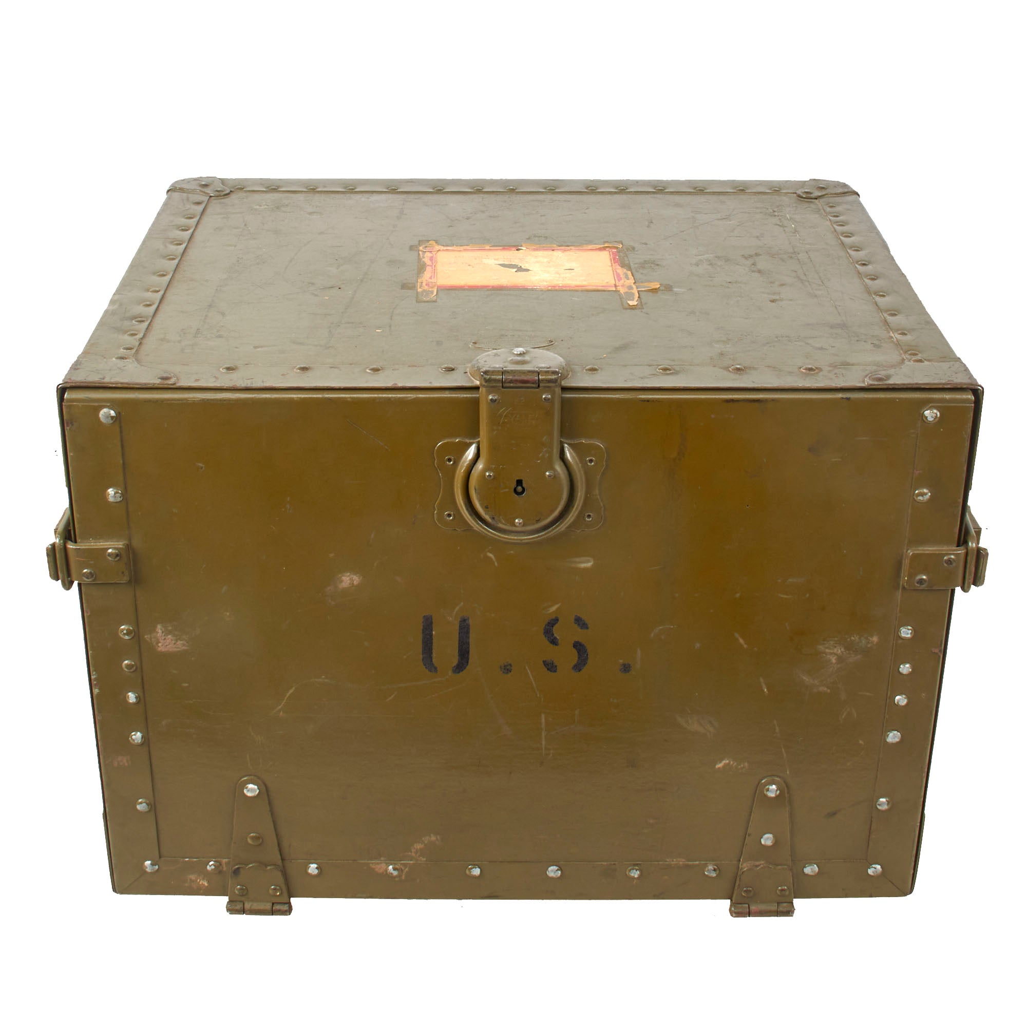 Original U.S. WWII 1942 Dated Army Officer's Folding Field Desk by