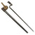 Original U.S. Springfield Trapdoor M1873 Rifle Socket Bayonet with U.S. Scabbard & M1887 Hanger - Excellent