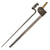 Original U.S. Springfield Trapdoor M1873 Rifle Socket Bayonet with U.S. Scabbard & M1887 Hanger - Excellent