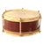 Original German WWII Snare Drum Captured by 325th Glider Infantry Regiment Veteran with Decal & Field-Made Splinter Camouflage Cover Original Items