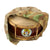 Original German WWII Snare Drum Captured by 325th Glider Infantry Regiment Veteran with Decal & Field-Made Splinter Camouflage Cover Original Items