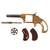 Original U.S. Whitneyville Armory No. 1-1/2 Rimfire .32cal Engraved Brass Frame Single Action Revolver circa 1872 - Matching Serial 148 Original Items