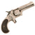 Original U.S. Remington-Smoot New Model No.2 Nickel-Plated Pocket Revolver Serial 1955 in .32 Rimfire - Circa 1882 Original Items
